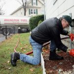 heating oil being refilled
